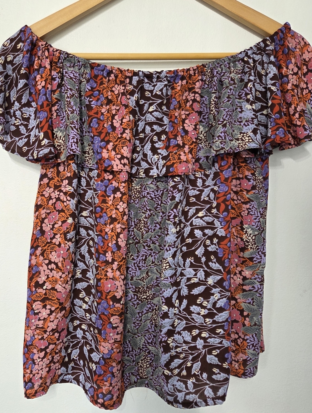 Maeve Off-Shoulder Floral Top